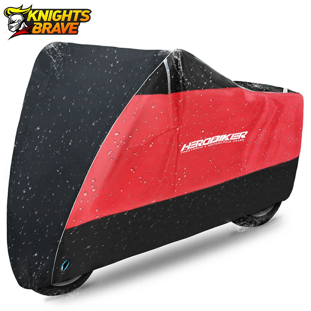 

HEROBIKER Motorcycle Cover Waterproof Motorbike Bike Cover Dustproof UV Protective Outdoor Moto Scooter Rain Cover 9 Colour