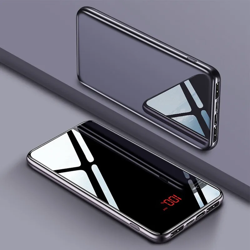 

10000mAh power bank portable dual USB charger power bank for iPhone 11 Pro Xiaomi mobile phone external battery charger