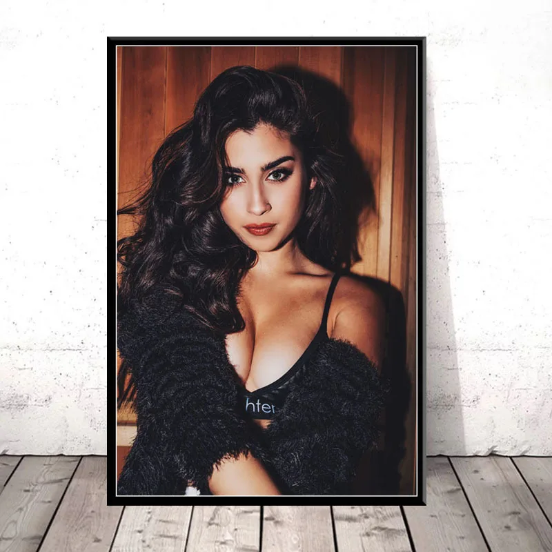 Картина маслом на холсте Lauren Jauregui красивая музыка певица звезда девушка женщина |