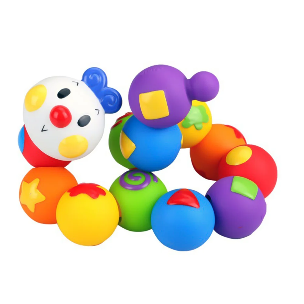 

13Pcs Kids Cordless Beads Educational Building Block PVC Puzzle