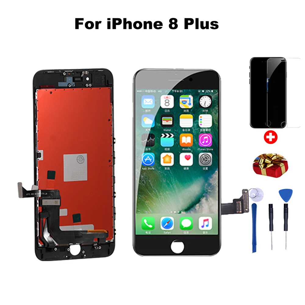 ЖК дисплей для iphone 8 8plus сменный экран с сенсорным экраном и дигитайзером в сборе 5
