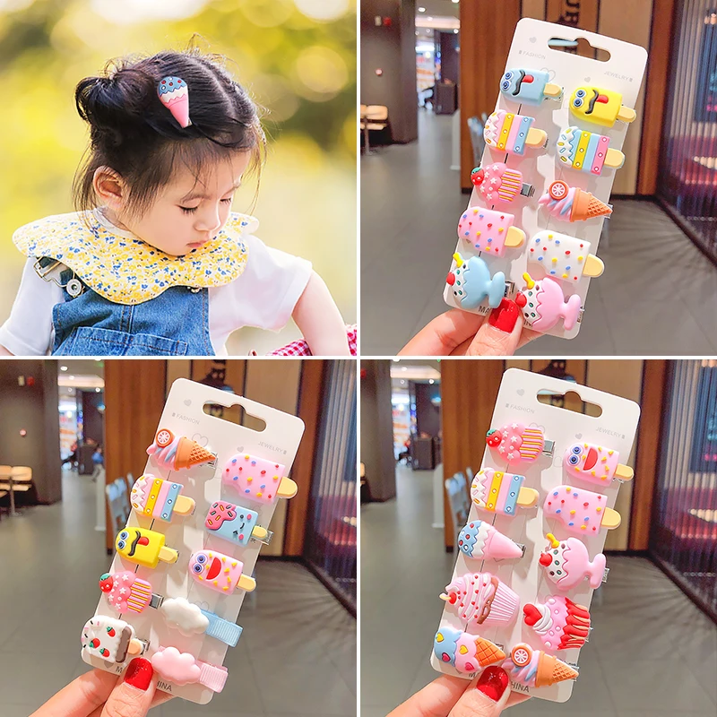 

Fruit Children's Hair Clips Hairpins Hairgrip For Girl Baby Set Side Clip Korean Fashion Hair Accessories Headwear Duckbill Clip