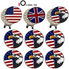 Магнитные зажимы для шляпы для гольфа, маркеры из сплава, шапки-маркеры, уличные аксессуары для мужчин и женщин, тренировочные вспомогательные инструменты, Набор для игры в гольф, Прямая поставка