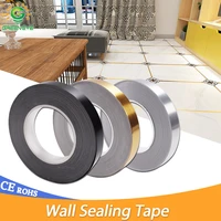silver gold adhesive floor tile strip seam sticker copper foil tape waterproof wall sealing tape home decoration 0 5125000cm