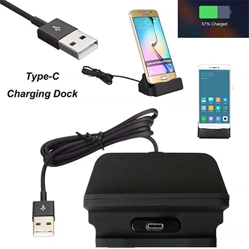 Настольная док-станция Type-C для Oneplus 6T 6 5T 5 3T 3 OPPO RX17 Neo HTC Exodus 1 U12 U11 Life Plus Eyes X2 |