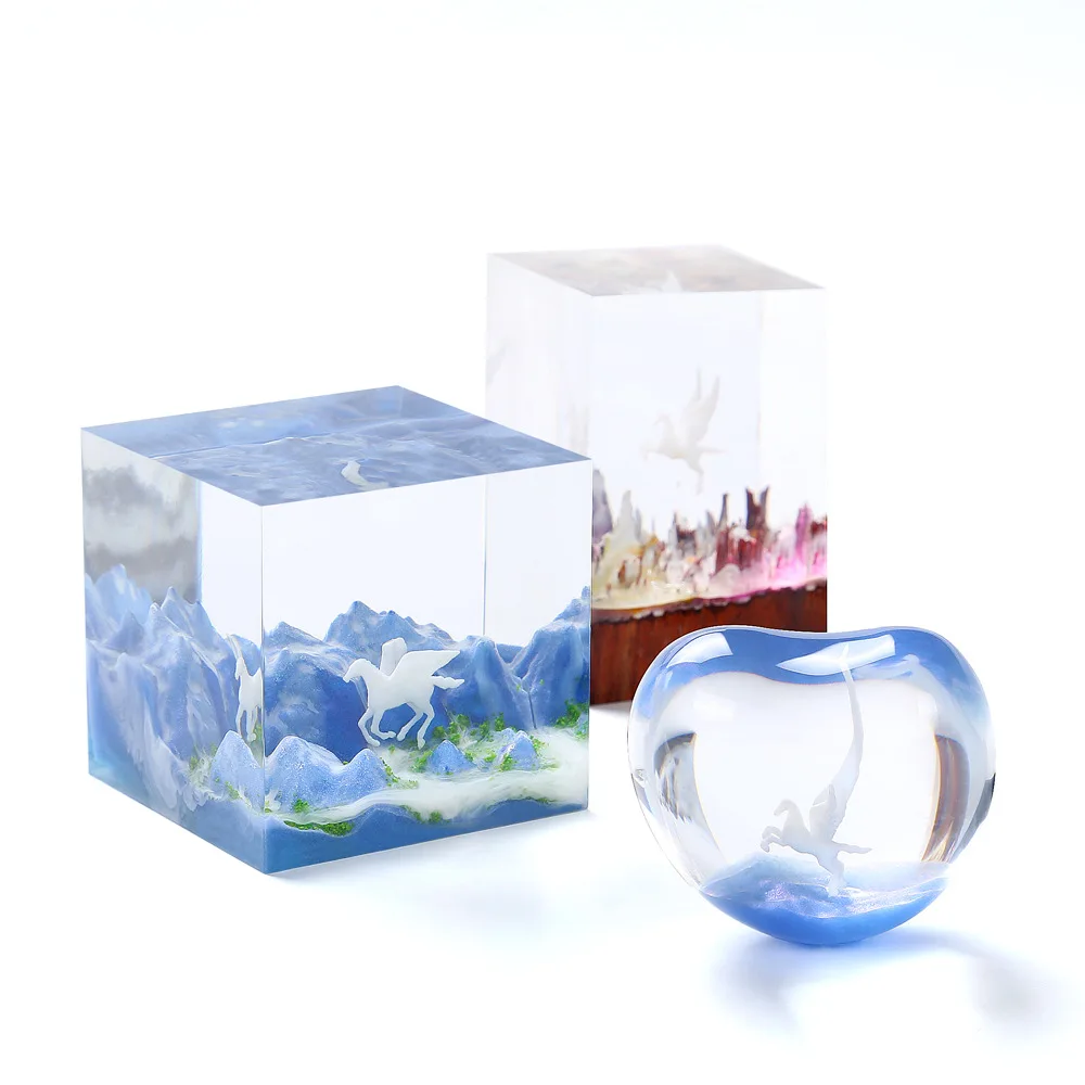 Силиконовая мини-форма для моделирования в виде Святого летающей лошади