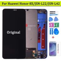 original 6 5 display for huawei honor 8x lcd jsn al00 l22 touch screen digitizer assembly frame 10 touch