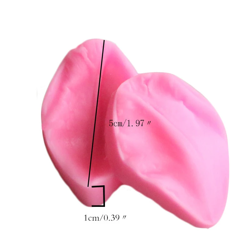 Силиконовая 3D-форма для украшения свадебного торта в виде листьев помадки