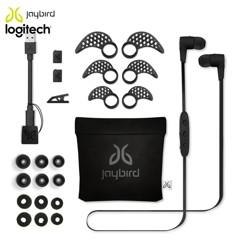 Беспроводные спортивные Bluetooth-наушники Logitech Jaybird X3 время воспроизведения 8 часов