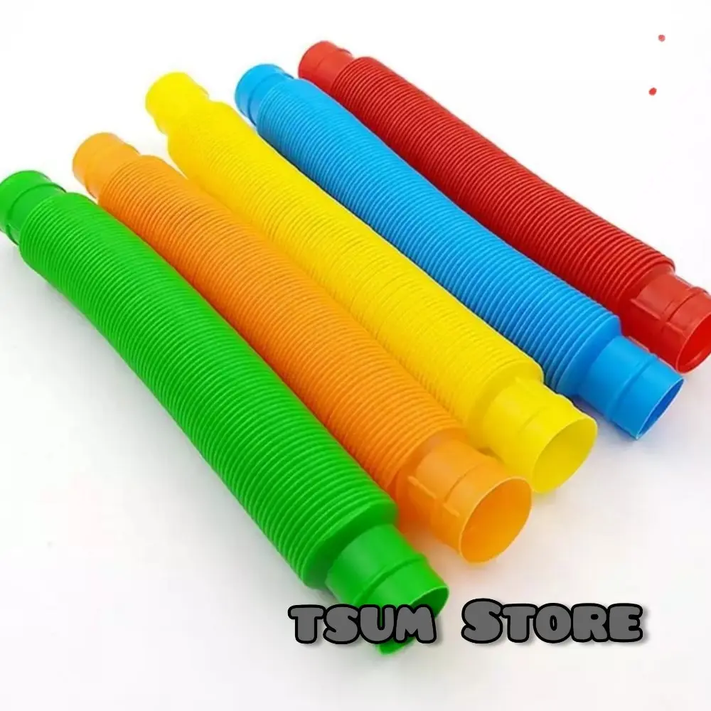 Tubes antistress medium 6 pieces 20 cm for adults and children pop tube pipe tubes popsocket toy | Игрушки и хобби