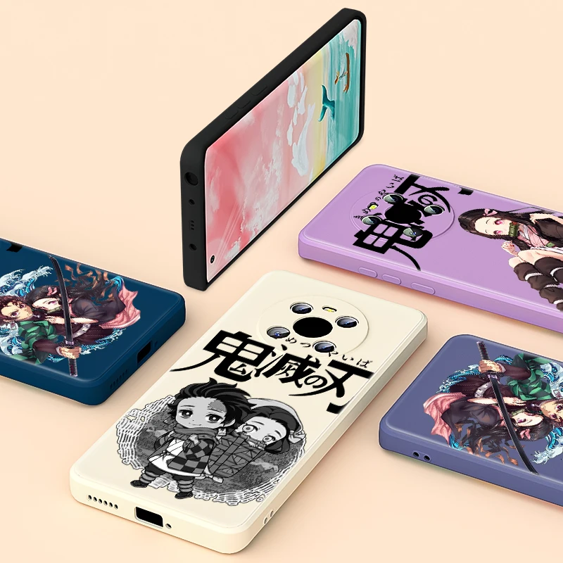 

Demon Slayer comics For Huawei Y5 Y6 Y7 Y9 Pro Prime 2019 Y7P 2020 Y5P Y6P Y7A Y9A Y9S Y6S Liquid Silicone TPU Phone Case