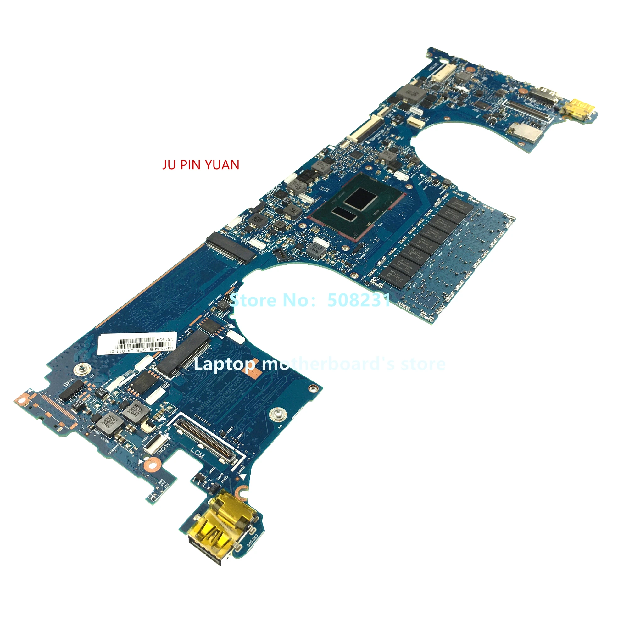 

Материнская плата для ноутбука HP EliteBook X360 1040 G5 HSN-I20C 6050A2999101-MB-A01 L41011-601 с SR3LC L41011-001 16GB