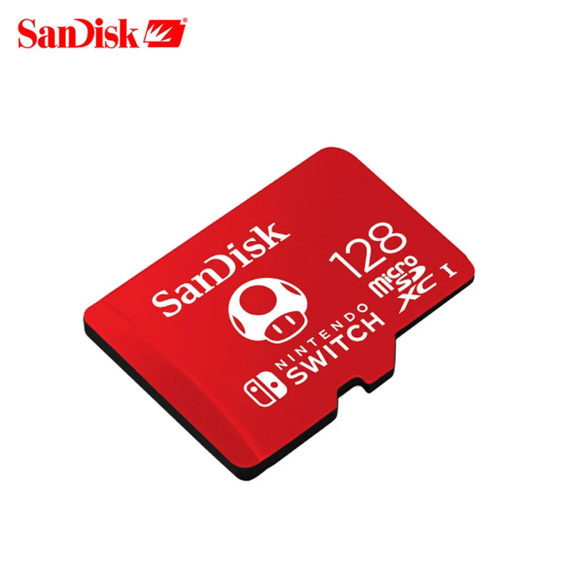 SanDisk nintendo Switch новый стиль 256 ГБ 128 Гб 64 micro SDXC UHS-I карты памяти класс 10 U3 U1 Micro sd TF