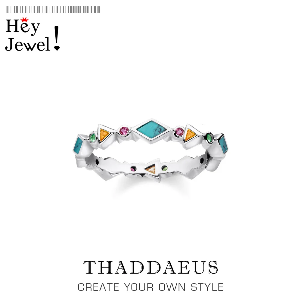 

Ring Paradisiacal Colourfull Stones,Bohemia Style Fine Good Jewelry For Women,2021 Summer New Gift In