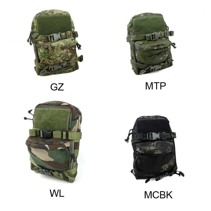 Tactical Multicam Mini Hydration Bag Pouch JPC MOLLE Vest Water 500D Cordura |