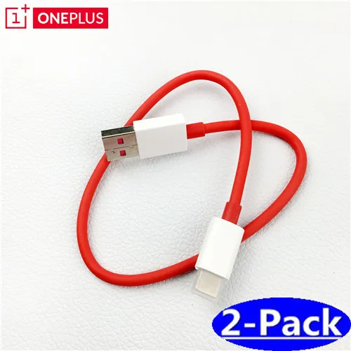 2 pack Oneplus 6 Dash Usb кабель для передачи данных 3,1 Тип C зарядный кабель для мобильного телефона Oneplus 6 6T 5 5T3 3T, 5V 4A Быстрый 35 см заряда Мощность кабель для передачи данных - Цвет: 2 pack