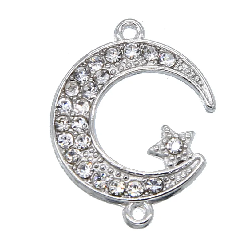 Подвеска в виде Луны с двумя отверстиями 6 шт. | Украшения и аксессуары