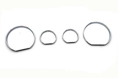 Chrome Styling Dashboard Gauge Ring Set for BMW E46 3 Series 1999-2006