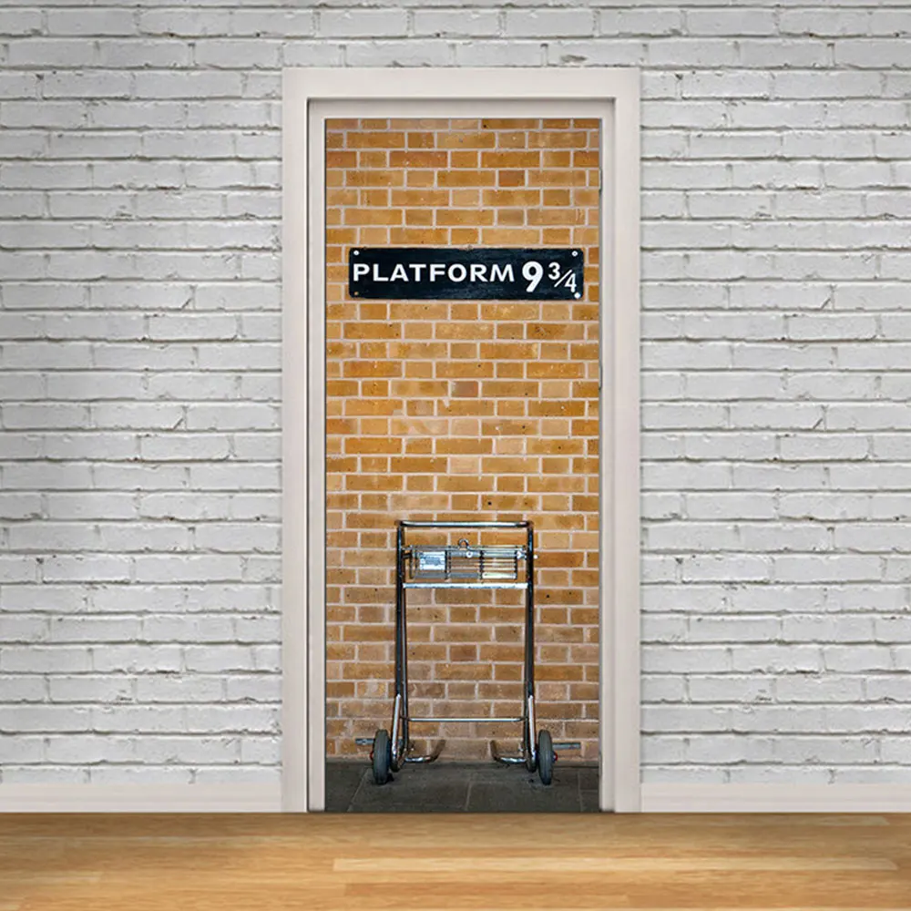 2 шт./компл. художественный декор для дверей на платформе дома Креативные 3D