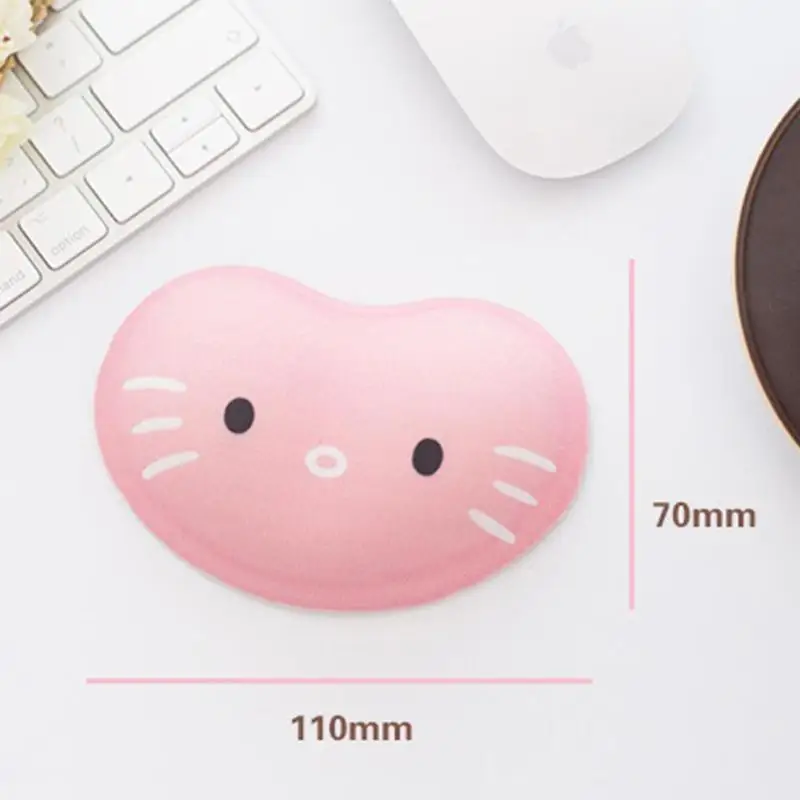 

Cartoon Cute Silicone Wrist Rest Mouse Pad Comfortable Soft Environmentally Friendly Desktop Computer Hand Support Cushion
