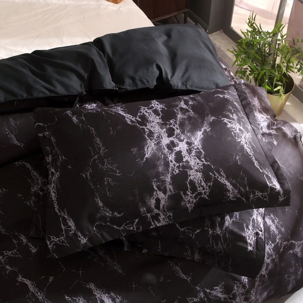 

The new 2021 Marble Lines Bedding Set Duvet Cover comforter bedding sets 5 colors bedclothes bed linen 8 Szie Quilt Cover