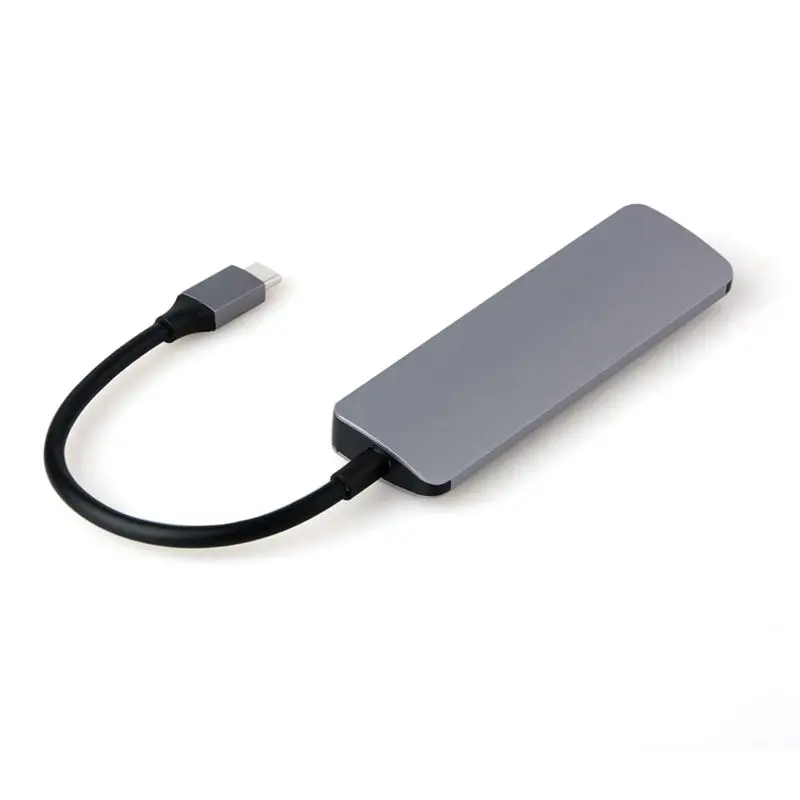 Алюминиевый USB C концентратор Type для 3 портов 0 TF кардридер конвертер кабель