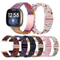 resin watch bands for fitbit versa 3 2 1 versa 2 versa lite bracelet luxury wrist strap for fitbit sense versa 3 correa