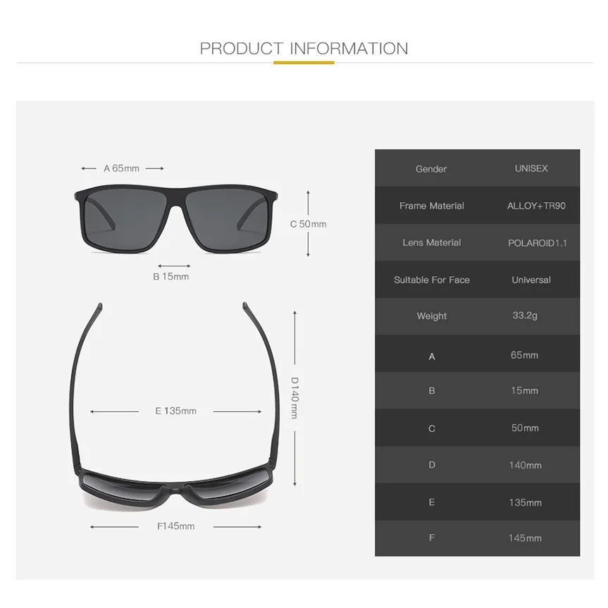 Zerosun мужские поляризованные солнцезащитные очки для вождения мужчин