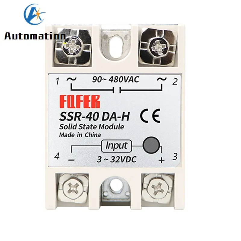 Твердотельное реле SSR-10DA-H 10A на самом деле 3-32V DC - 90-480V AC SSR 10DA 15DA 25DA 40DA твердотельный