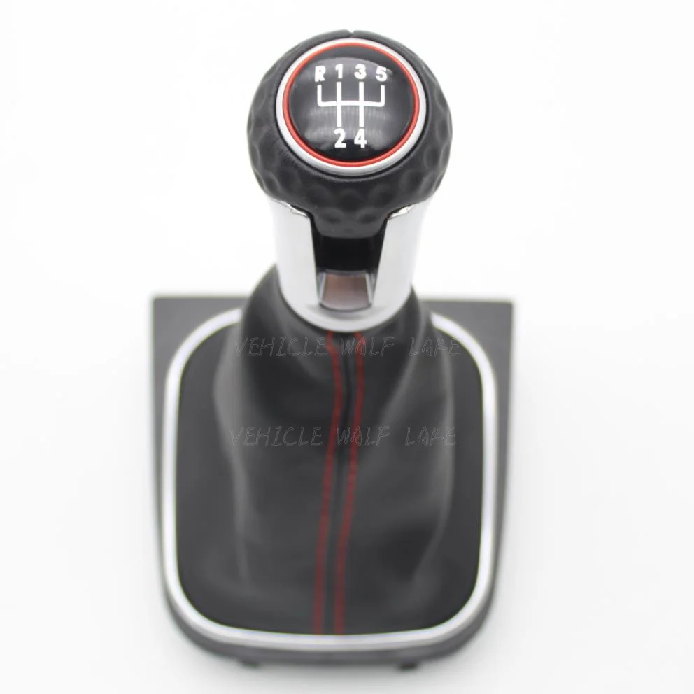 Для VW Golf 6 A6 MK6 GTD GTI R20 2009 2010 2011 2012 2013 Стильный автомобильный Новый 5-скоростной рычаг