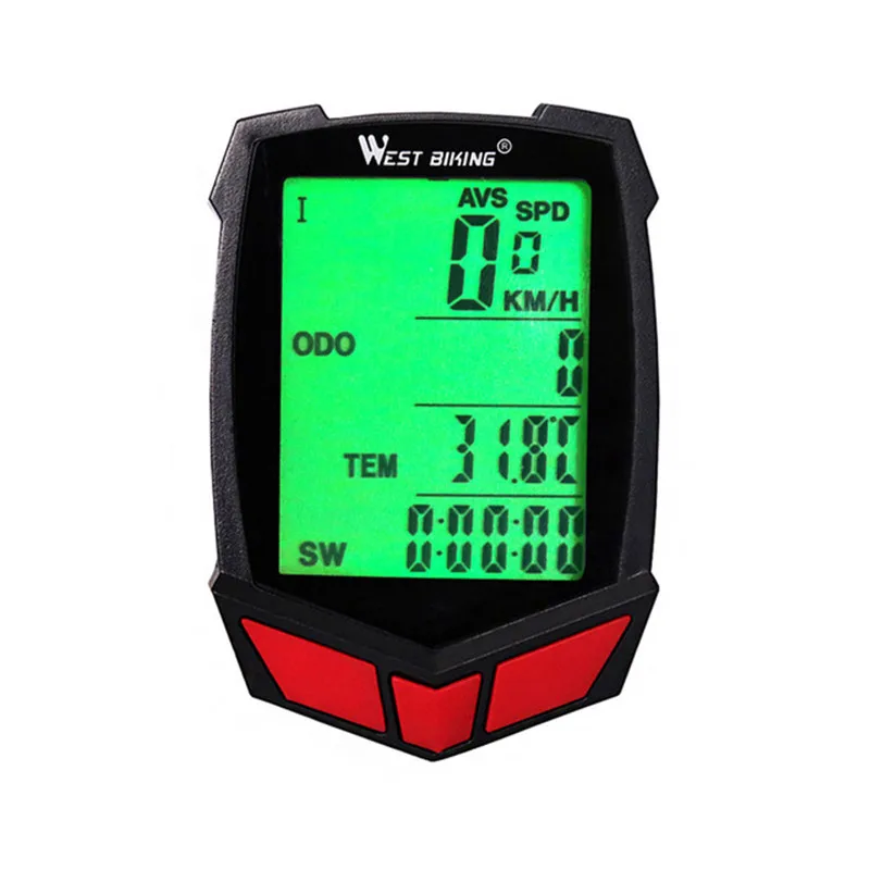 

Wireless Bike Computer 20 Functions Speedometer Odometer Cycling Wired Wireless+ MTB Bike Stopwatch Bicycle Computer