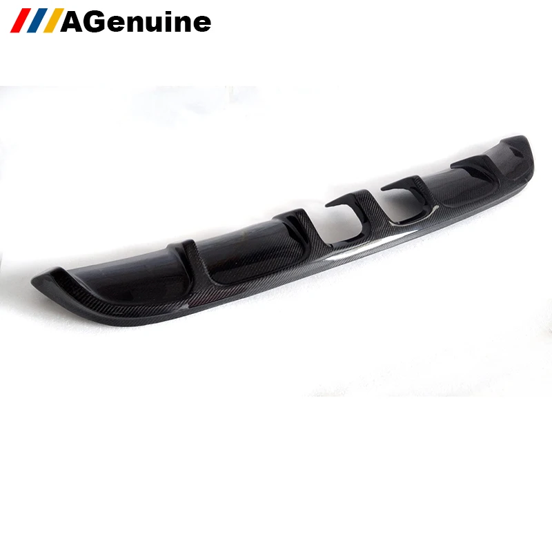

AGenuine style Carbon fiber car rear bumper lip diffuser for VW Golf MK6