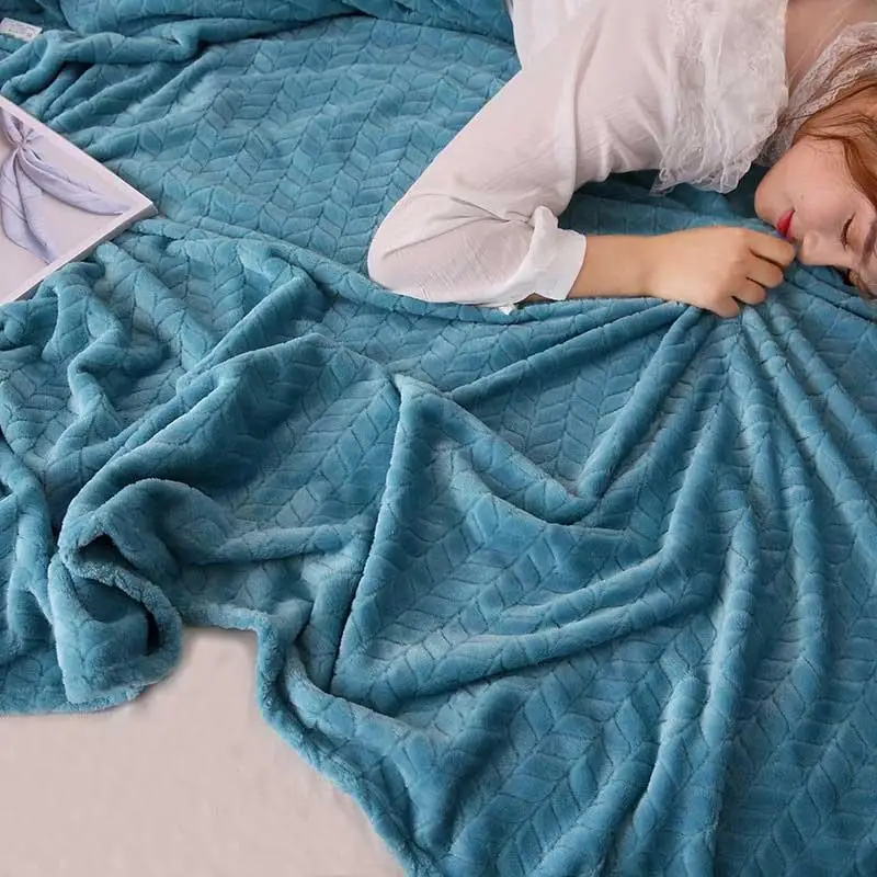 Однотонное желтое розовое зимнее теплое кофейное зеленое верблюжье покрывало