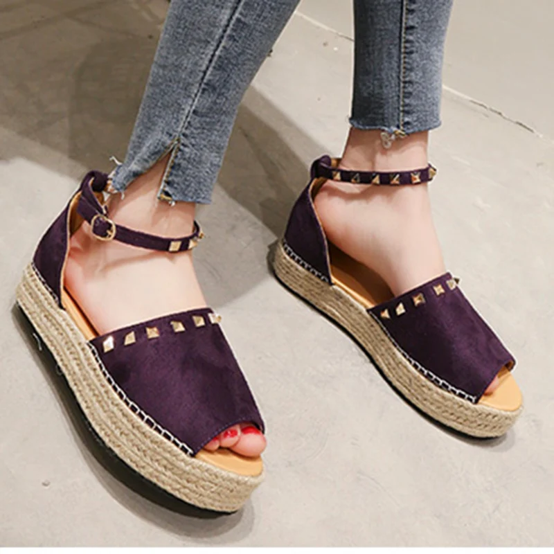 Летние женские босоножки Туфли лодочки с открытым носком Женская обувь Ремешок