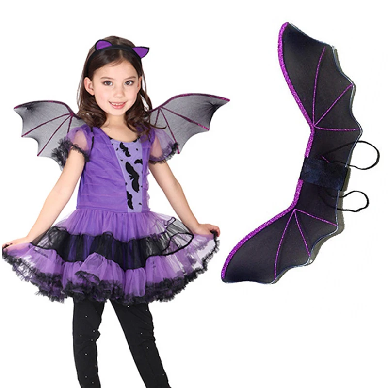 Детский Аниме Косплей Костюм крыла летучая мышь детские костюмы на Хэллоуин для