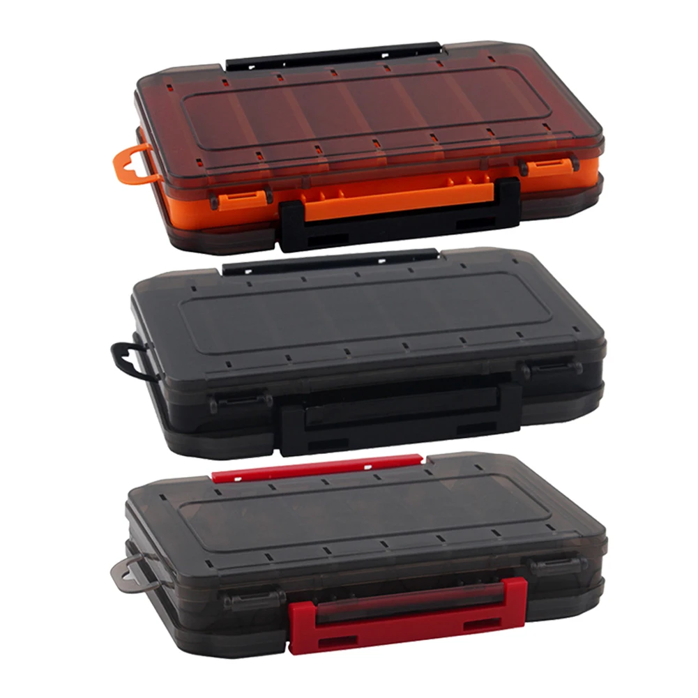 

Многофункциональная коробка с отсеками для рыболовных приманок чехол для хранения крючков водонепроницаемый двухсторонний открывающийся...