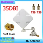 Антенна Grandwisdom 3G 4G LTE 35dbi SMA с штекером 698-9601700-2700 МГц