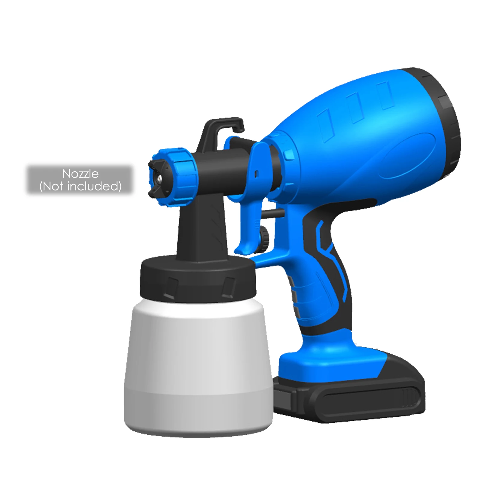 

120W Electric Paint Sprayer Machine Spray Gun with 3 Spray Pattern Control 800ml Container for Painting Easy Spraying by KKmoon