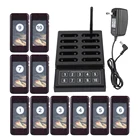 Прибор для напоминания о приеме еды в ресторане, пейджер для звонков, система приемника для очереди в кофейном магазине, 10-канальная клавиатура