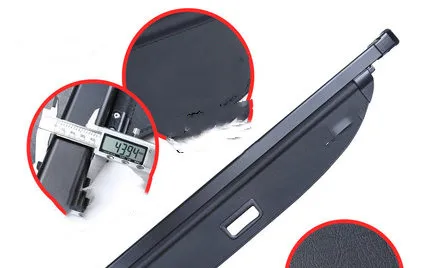 

Rear Cargo Cover For IX35 TUCSON Santa Fe 2010-21 privacy Trunk Screen Security Shield shade Car Accessories