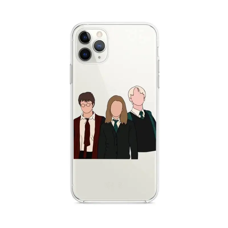 Чехол для телефона с мультяшным фильмом Harries Potters прозрачный iphone 13 12 11 Pro max mini XS 8 7