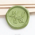 Воздушный шар собака печать, милый печать, милые животные Воск Печать комплект печатей, приглашение уплотнения, подарок упаковка печать для вечеринки