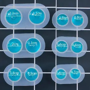 Форма BJD для куклы ручной работы, Прозрачная силиконовая, 6 размеровкомплект, литье под давлением, материалы для глаз сделай сам