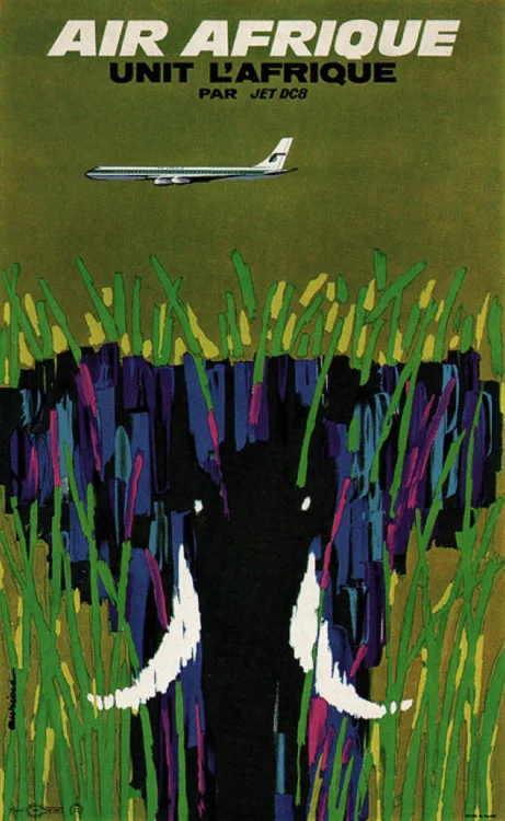 Египет на зиму Африканский пропагандистский винтажный постер для путешествий