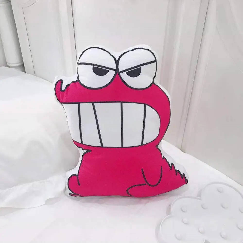 monster Забавная напечатанная Crayon Shin-Chan мягкая подушка креативная маленькая белая плюшевая подушка-собачка Диван Мягкая Подушка Декор кровать сон - Цвет: monster