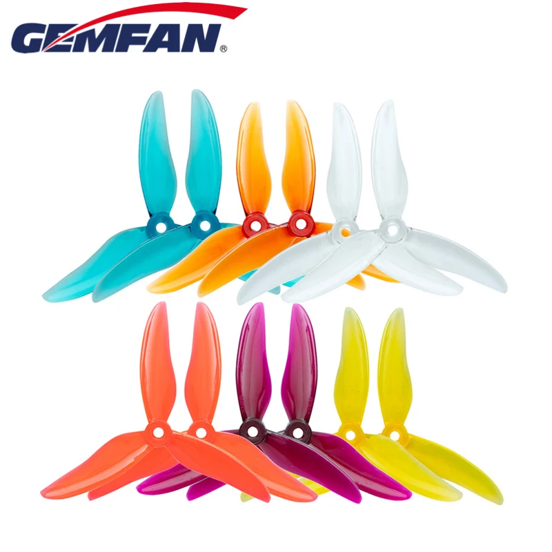 

Gemfan Hurrican 51499 5.1x4.99x3 5inch 3-Blade Propeller PC CW CCW for RC 2205 2306 2207 Brushless Motor Freestyle Racing Drones