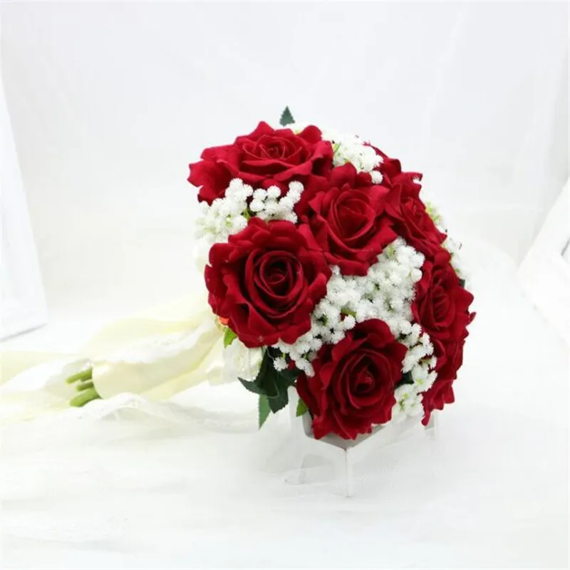 

Букет горячая Распродажа искусственные поролоновые розы для свадебной композиции Свадебный букет свадебные букеты