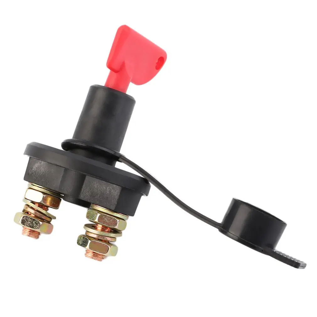 

12-24v Car Battery Switch Power Isolator Cut Off Kill Switch + 2 Removable Keys For Marine ATV Truck Boat Car Disconnect