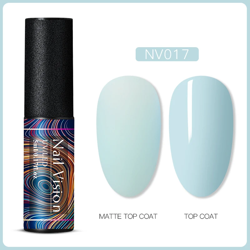 S06612 Nail Vision 60 цветов Матовый УФ-гель для ногтей 5 мл чистый цвет матовое верхнее покрытие Впитывающее полуперманентный Гель-лак для ногтей - Цвет: S06612
