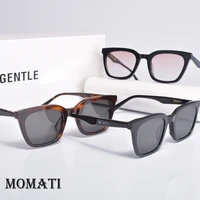 2021 new style square men women sunglassess acetate polarized uv400 genlte momati sunglasses women men glasses